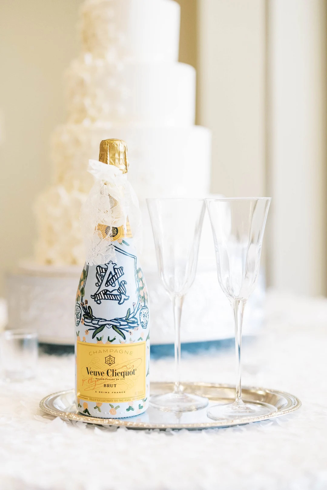 Custom Painted Champagne Bottles  Decanters veuve Clicquot - Etsy | Etsy (US)