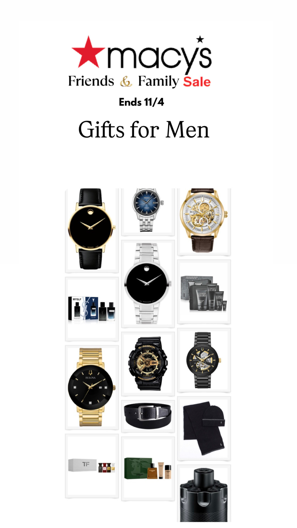 Gifts for Him 2025 | Holiday Gift Guide He’ll Love 🎄 Looking for the perfect Gift for Him this Holiday 2025? 🎁 From timeless watches to luxe skincare and smart tech he’ll actually use, I’ve rounded up the best men’s gifts of the season - all on sale and perfect for husbands, dads, brothers & boyfriends. ✨ Tap to shop before the deals expire and make his holiday unforgettable. #GiftsForHim #MensGiftGuide #HolidayGifts2025 #GiftIdeasForMen #LTKMen #MensStyle #LuxuryGifts #StockingStuffers #MensEssentials #GiftGuideForHim #HolidayDeals #LTKSale #MacysFinds #AmazonFinds #MenWhoHaveEverything #BoyfriendGifts #HusbandGifts #HolidayShopping #AshandAaira 

 #LTKGiftGuide #LTKHoliday #LTKSaleAlert