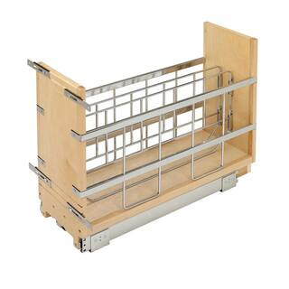Rev-A-Shelf Natural Maple 5 in. Pull Out Cabinet Organizer, Ball Bearing Soft-Close 447-BCBBSC-5C... | The Home Depot