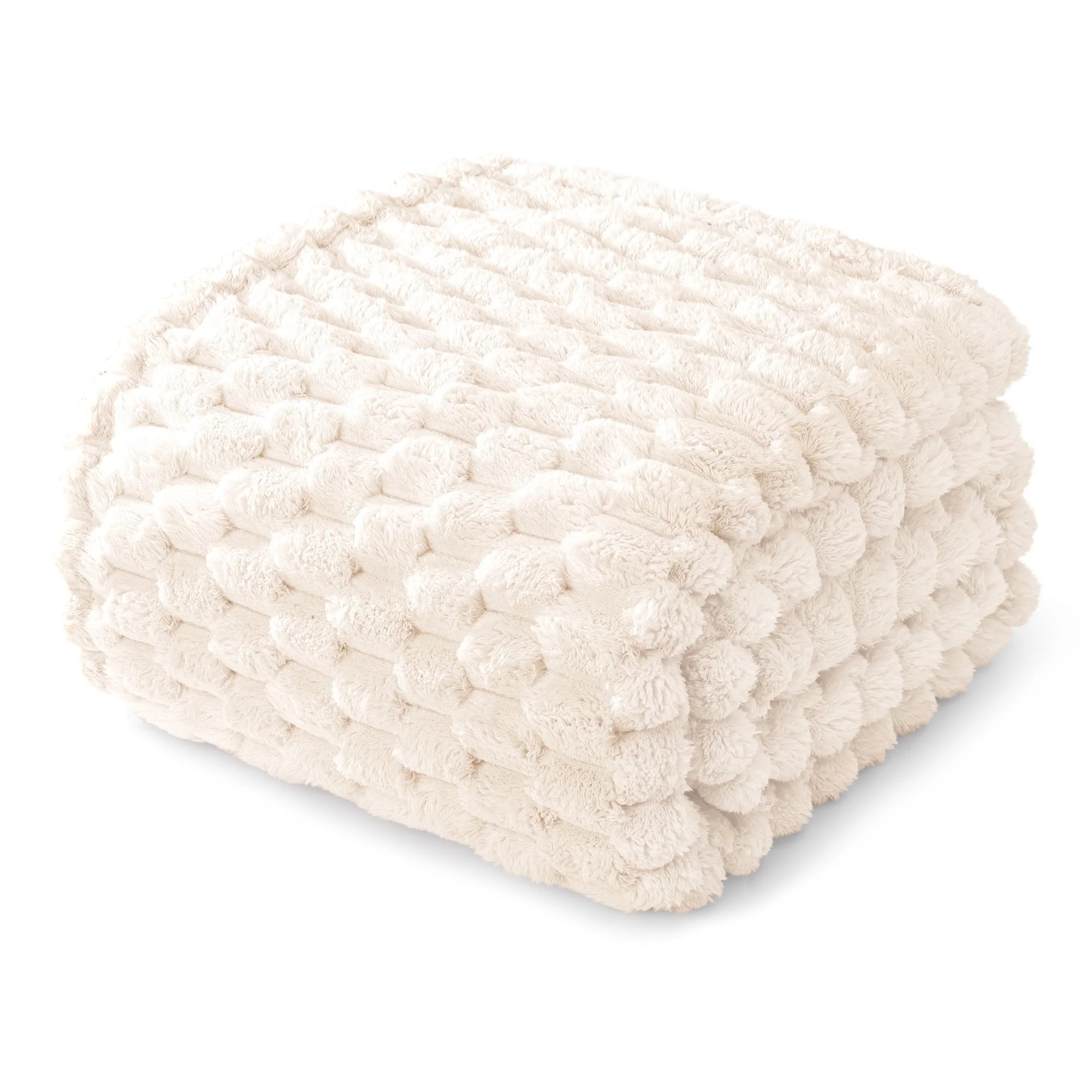 Whale Flotilla 90"x 104" King Size Blanket for Bed with Expanded 3D-Jacquard Pattern, Fuzzy Soft ... | Walmart (US)