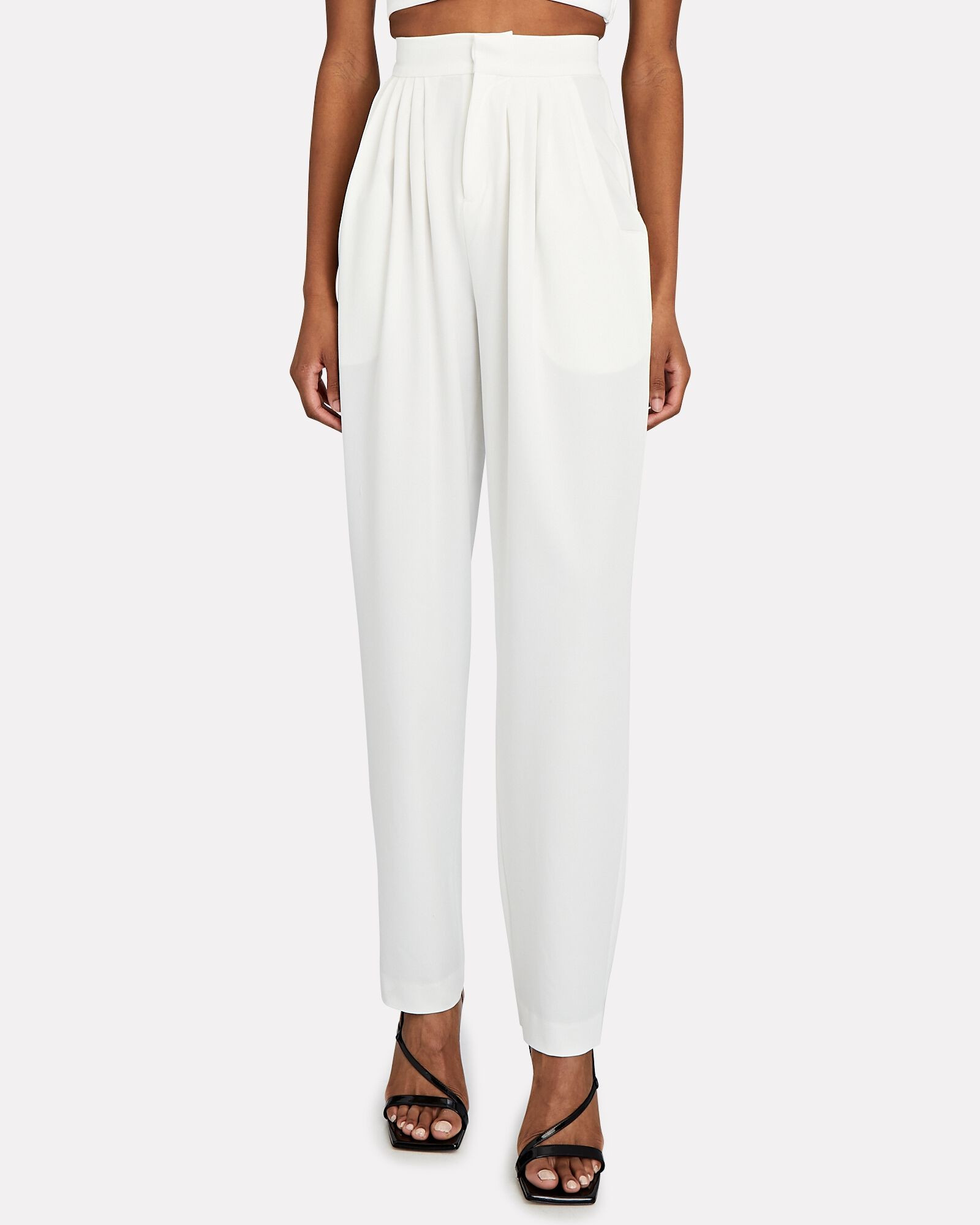 Pleated Tapered Trousers | INTERMIX