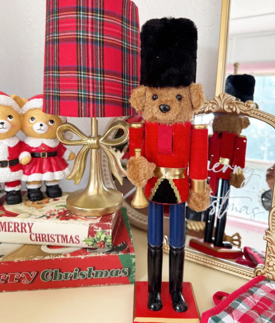 Meet the sweetest soldier of the season 🧸🎄✨ Our teddy bear nutcracker is ready to guard holiday cheer!

#LTKFamily #LTKSeasonal #LTKParties