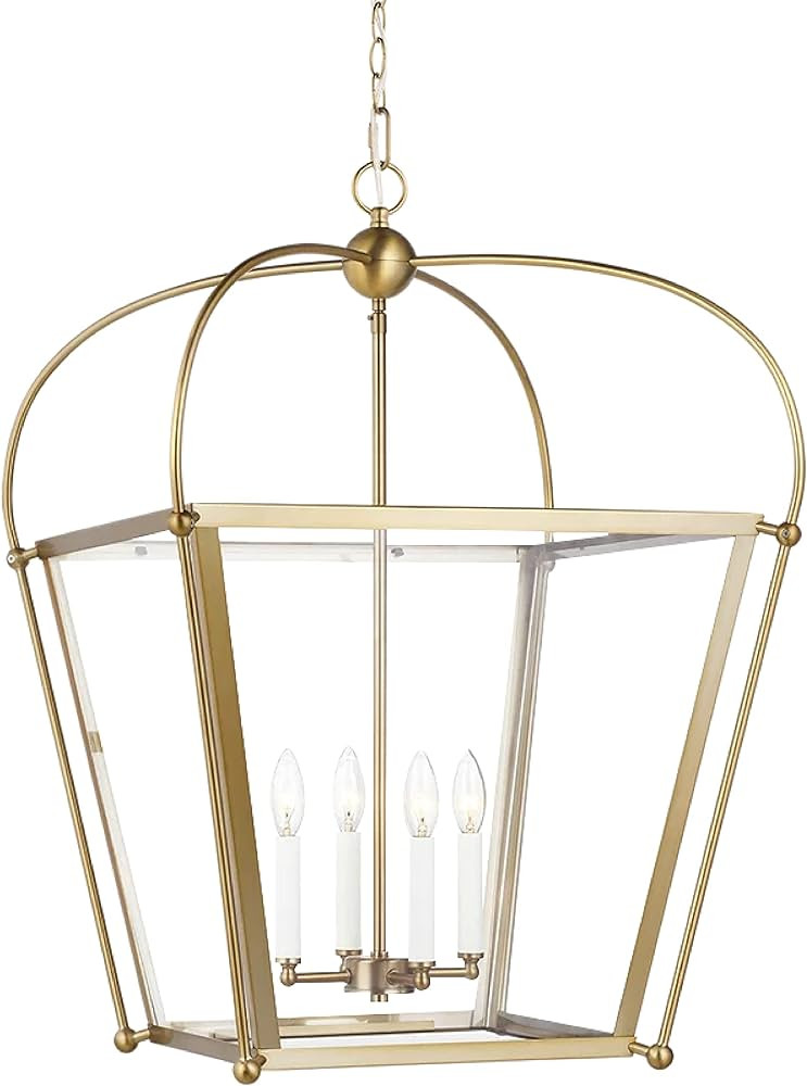 Generation Lighting 4-Light Charleston Pendant Light Fixture (Satin Brass) 5291004-848 | Modern C... | Amazon (US)