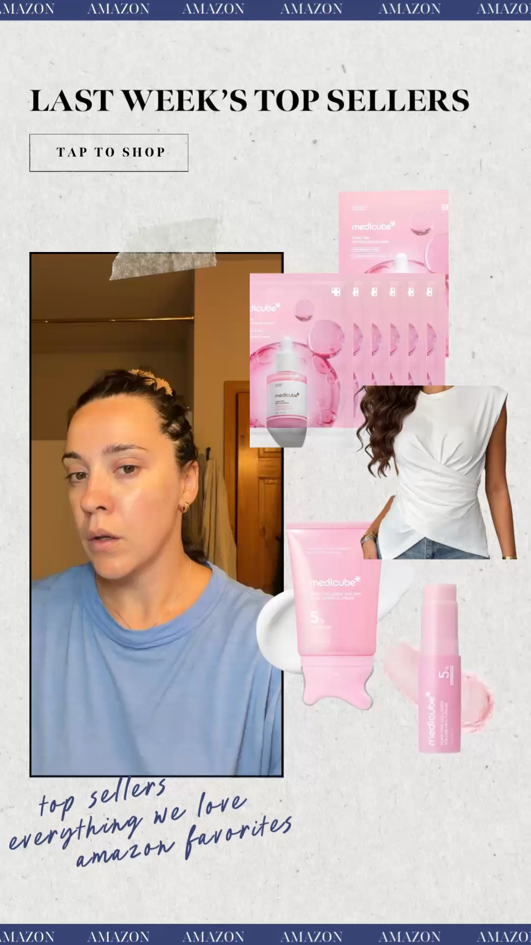 Last weeks top Amazon sellers
Medicube skin care
Boxy body shirt

#LTKmomlife #LTKmorningroutine #LTKselfcare