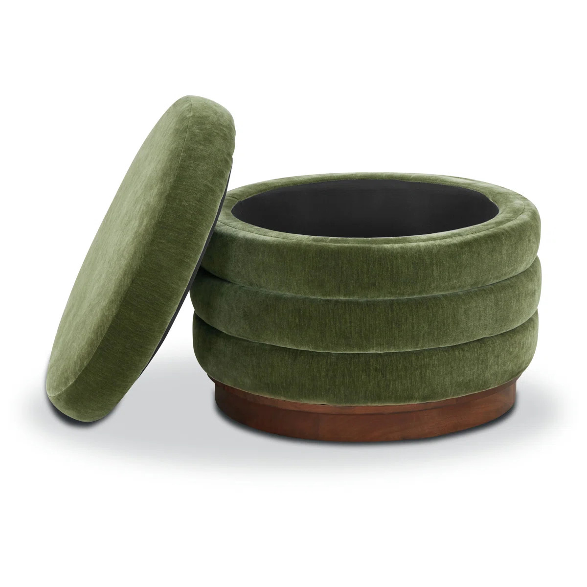 Lavenia Velvet Storage Ottoman | Wayfair North America