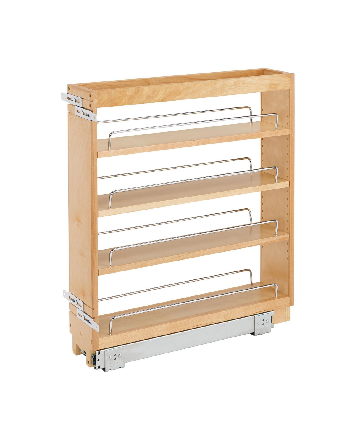 Rev-a-Shelf 5" Pull Out Kitchen Cabinet Organizer Pantry Spice Rack, 448-bc-5C - Natural maple | Macy's