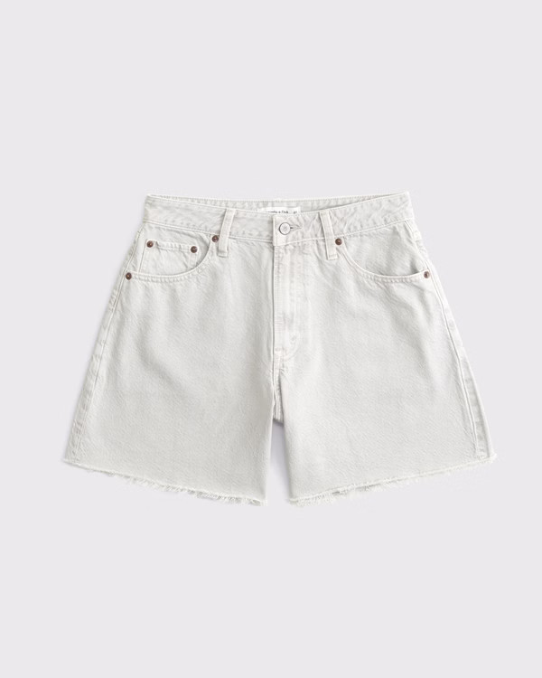 Curve Love High Rise Loose Short | Abercrombie & Fitch (US)