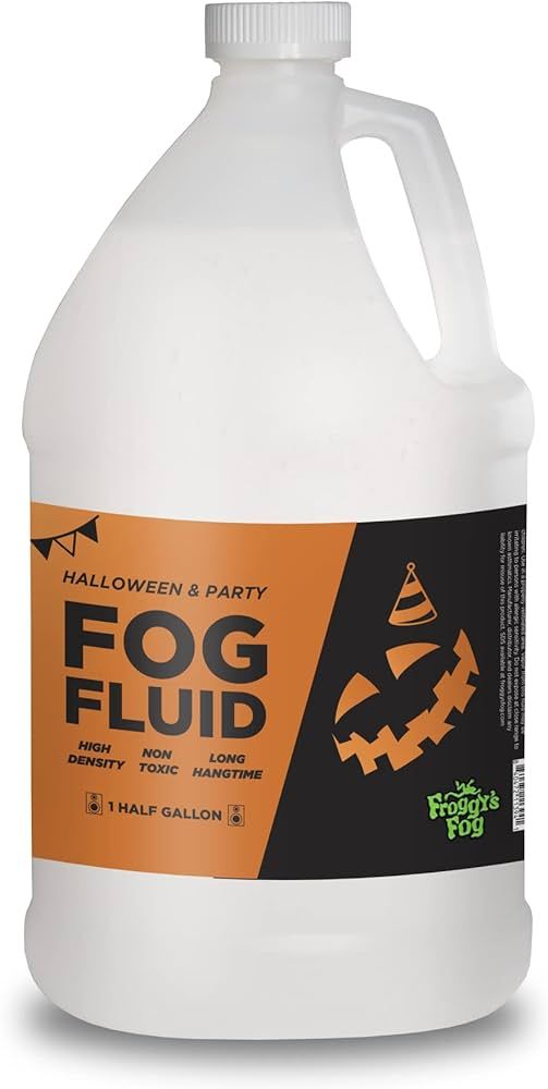 Froggy's Fog Halloween and Party Fog Fluid, High Output Long-Lasting Fog Juice for 400-1500 Watt ... | Amazon (US)