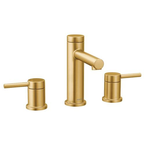 Moen Align Brushed Gold 2-handle Widespread WaterSense Bathroom Sink Faucet | Lowe's