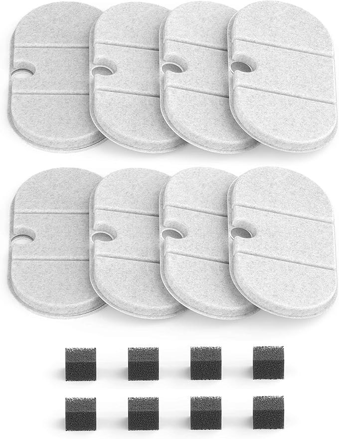 PETLIBRO Replacement Filters for Cat Water Fountain, 8 Pack Filters for Ultra Quiet Pet Water Fou... | Amazon (US)