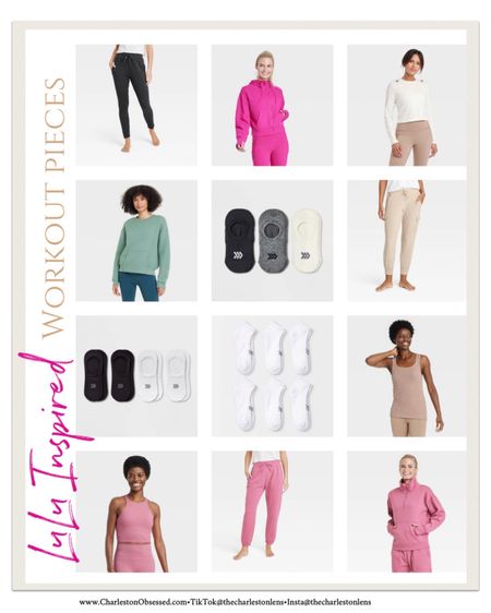 In my cart. Target has some great designer inspired workout pieces. Get a head start on your New Year’s resolutions in the gym. Comfy outfits for long days Christmas shopping, studying for exams, or hanging out. Soft, cozy, scuba material.￼

#LTKU #LTKunder100 #LTKunder50