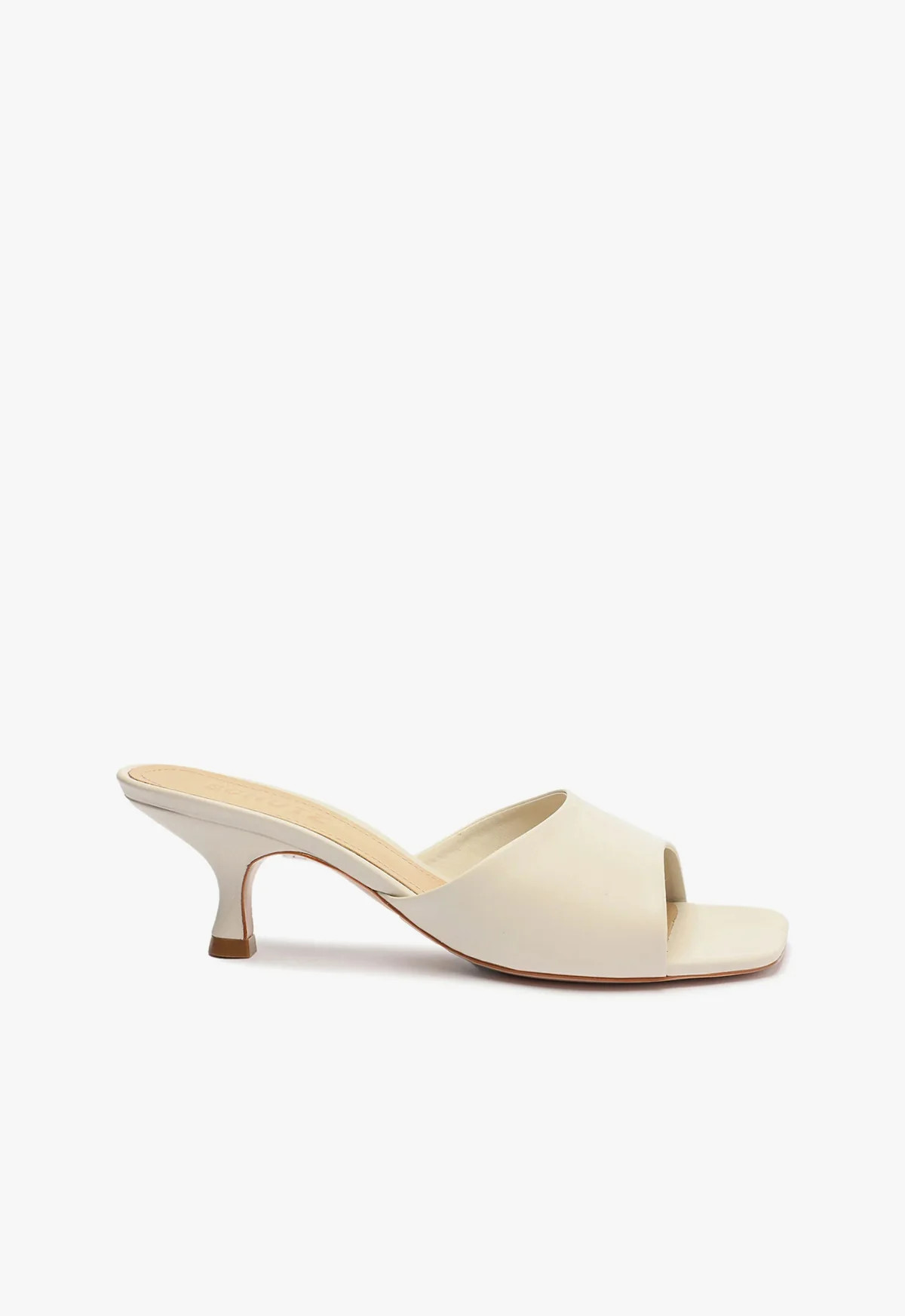 Dethalia Stiletto Sandal | White | Leather | Schutz (US)