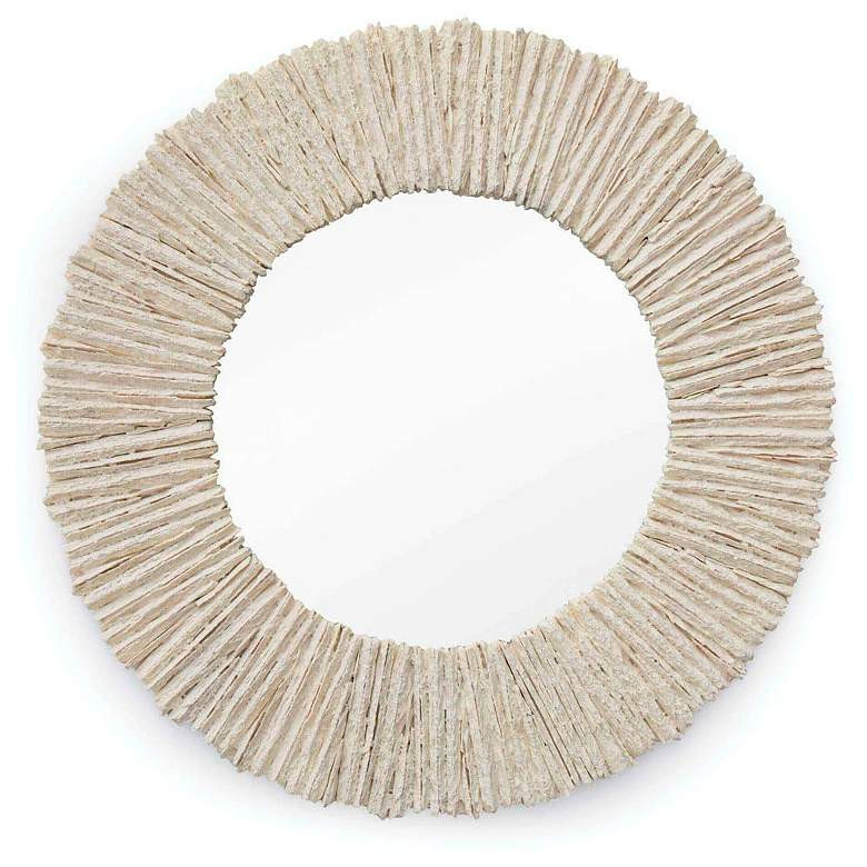 Regina Andrew Design Natural Slate 36" Round Wall Mirror | Lamps Plus