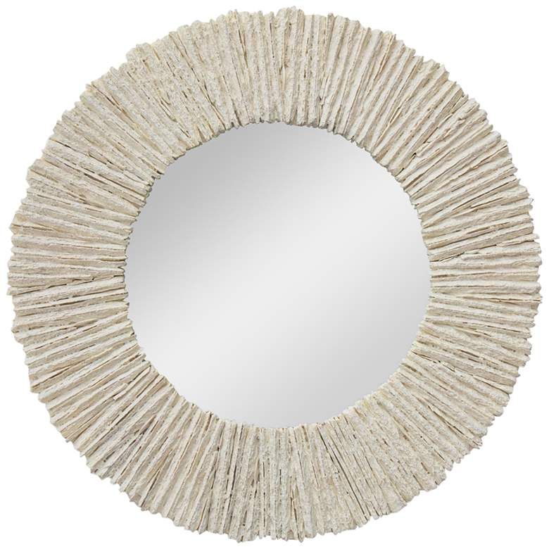 Regina Andrew Design Natural Slate 36" Round Wall Mirror - #96K86 | Lamps Plus | Lamps Plus