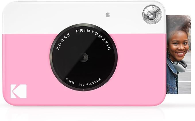 KODAK Printomatic Digital Instant Print Camera - Full Color Prints On ZINK 2x3" Sticky-Backed Pho... | Amazon (US)