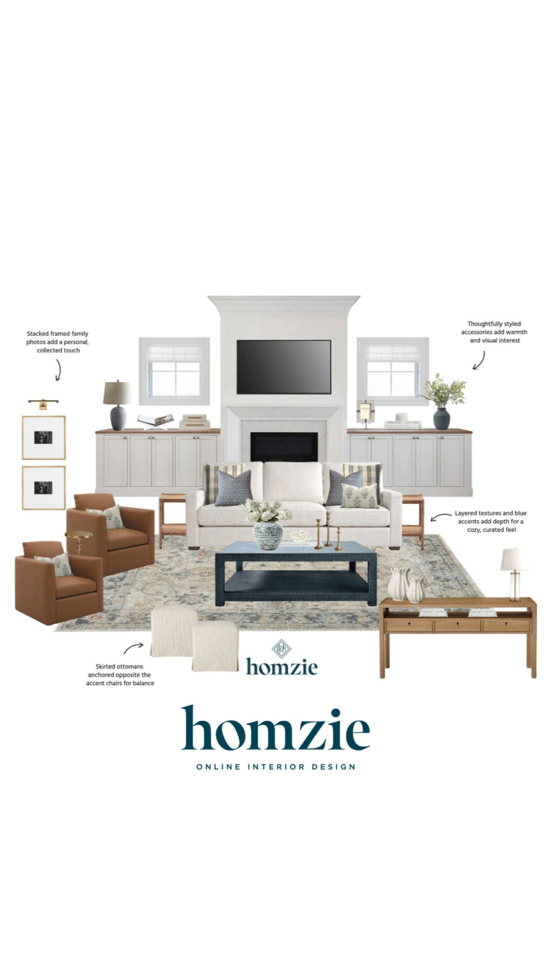 Neutral coastal living room design featuring leather accent chairs, rug, roman shades, lamps, ottomans, gallery wall, accent pillow, decor, etc.

#LTKHome #LTKFinds #LTKFavorites #HomeStyleDaily 

 #LTKHome