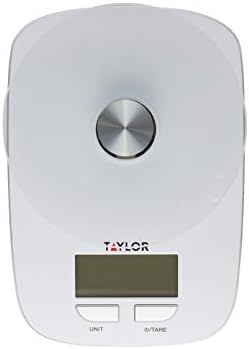 Taylor Glass Platform Digital Kitchen Scale (White) | Amazon (US)