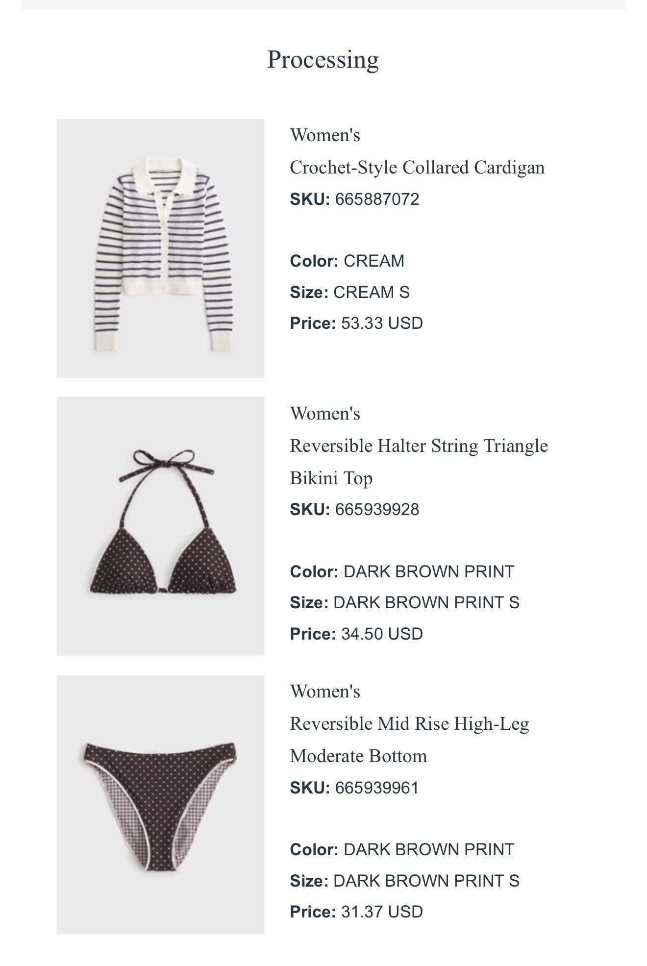 What I ordered @abercrombie 