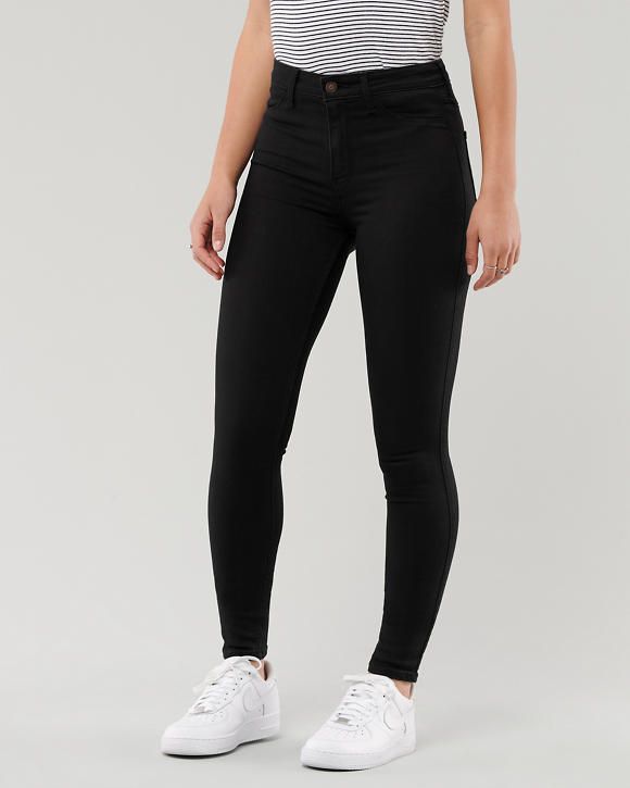 Girls Advanced Stretch High-Rise Jean Leggings | Hollister US