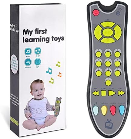 POYAMOC TV Remote Control Toy/Musical Play with Light and Sound/for 6 Months+ Toddlers Boys or Girls | Amazon (US)