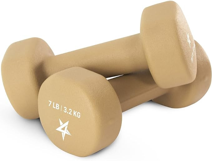 Yes4All Neoprene Coated Dumbbell Hand Weight Sets of 2 - Multiple Weight Options with 15 Colors, ... | Amazon (US)