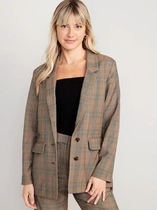 Twill Suit Blazer for Women | Old Navy (CA)