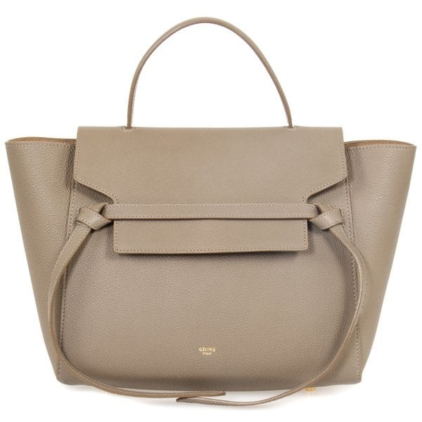 Celine Belt Medium Dune Grain Leather Tote Bag (As Is Item) | Bed Bath & Beyond