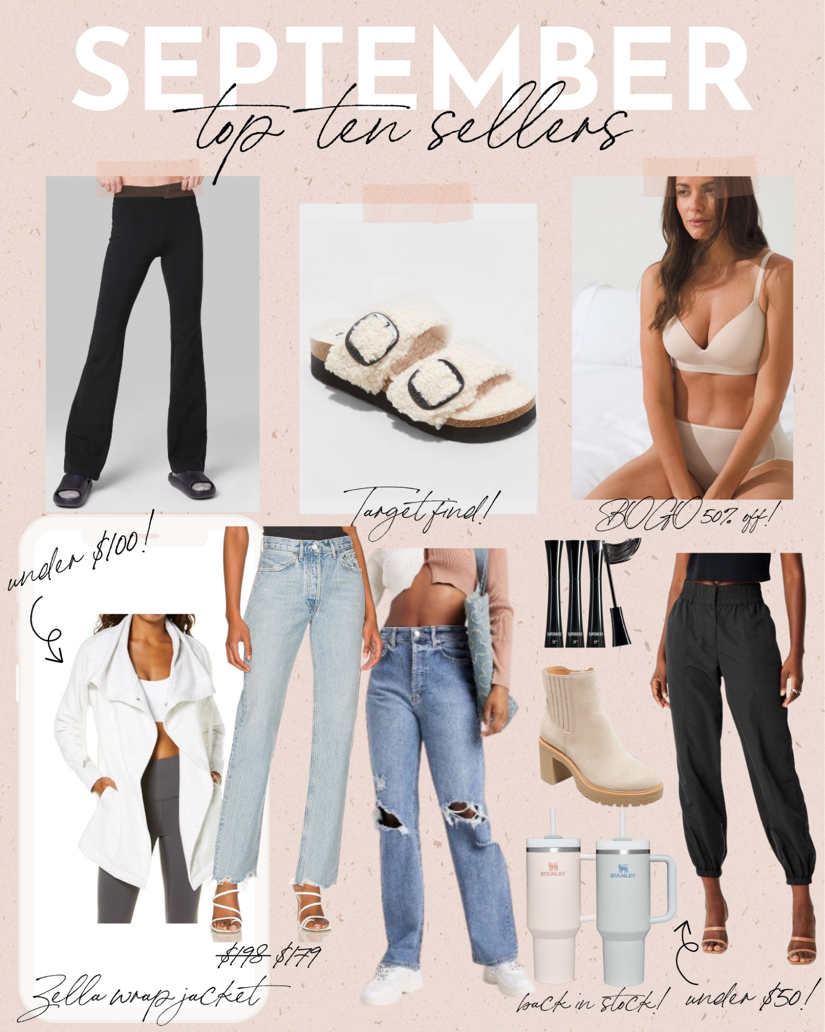 September top 10🤍

	agolde denim, agolde jeans, agolde sale, fall fashion, fall looks, fall outfits, Nordstrom, nordstrom fall fashion, soma, target, target denim, target fall boots, target fall bottoms, target fashion

#LTKsalealert #LTKSeasonal #LTKstyletip