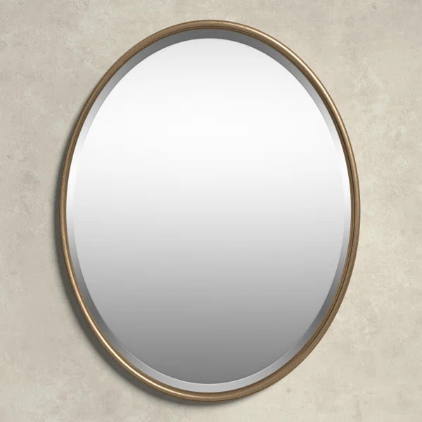 Bellport Metal Flat Wall Mirror | Wayfair North America
