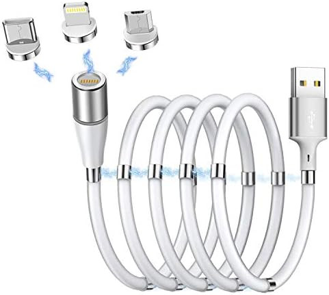 Magnetic Charging Cable, Super Organized Retractable Fast Charging Cable,AICase 3 in 1 Self Windi... | Amazon (US)