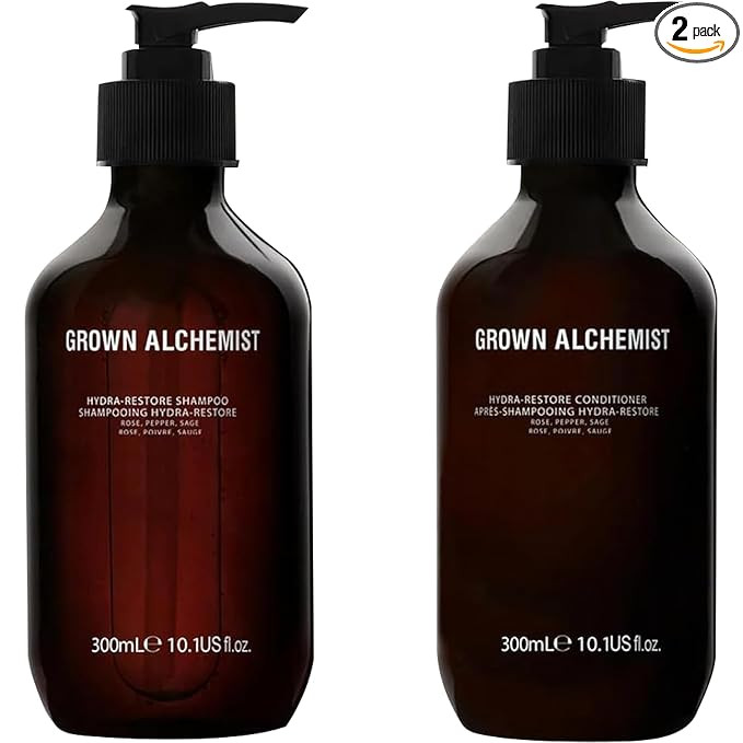 Grown Alchemist Hydra-Restore Shampoo + Conditioner (300 ml) Set | Amazon (US)