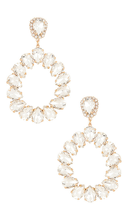 Ring It in Earrings in Crystal | Revolve Clothing (Global)