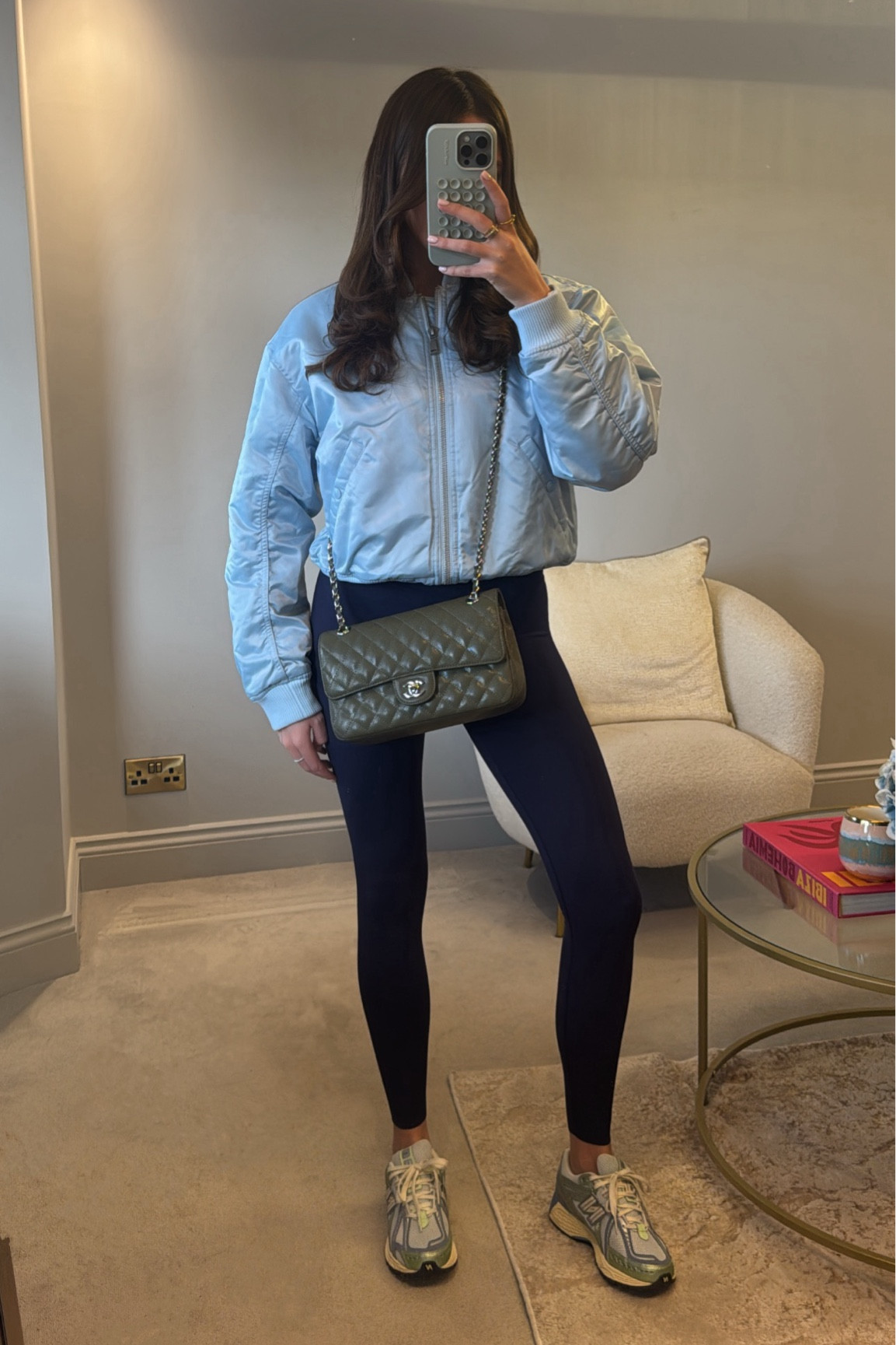 Gymwear. Gym leggings. Trainers. Running trainers.  Bomber jacket. Athleisurewear. Activewear. Gym outfit. H&M. H&M move. Monki. New balance  

#LTKstyletip #LTKuk #LTKautumn