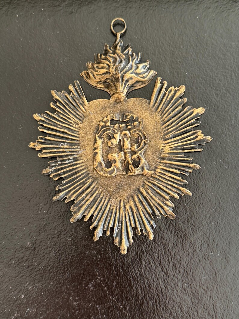 Ex Voto Replica Vintage Inspired Ex Voto Sacred Heart Vintage Inspired Sacred Heart Catholic Deco... | Etsy (US)