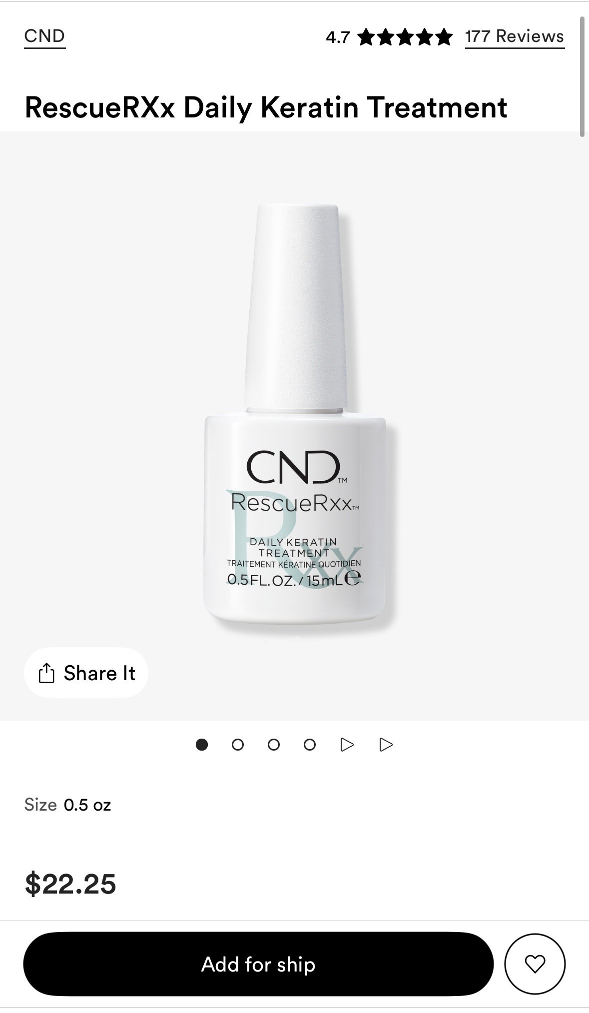 This CND Rescue RX is a life saver in repairing my brittle nails currently. Use twice daily! 

#LTKmorningroutine #LTKdayinmylife #LTKselfcare