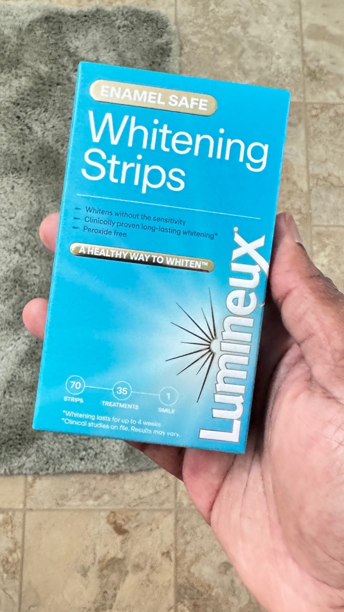 Giving my teeth a little whitening boost with these strips. They don’t irritate my teeth at all.
 

 #LTKselfcare #LTKOver40