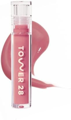 Tower 28 ShineOn Milky Lip Jelly, PISTACHIO, Non-Sticky, Hydrating Vegan Lip Gloss in Milky Nude ... | Amazon (US)