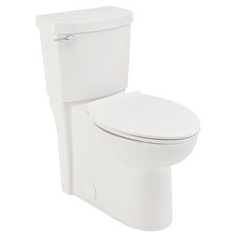 American Standard Clean White WaterSense Elongated Chair Height 2-Piece Toilet 12-in Rough-In Si... | Lowe's