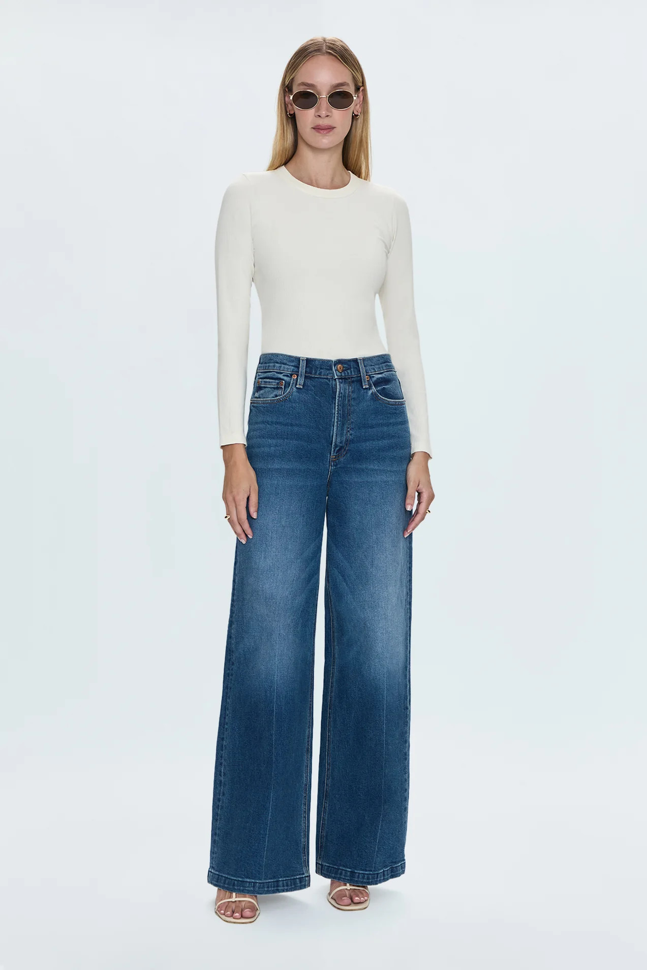 Lana High Rise Ultra Wide Leg Jean - Cider | Pistola Denim