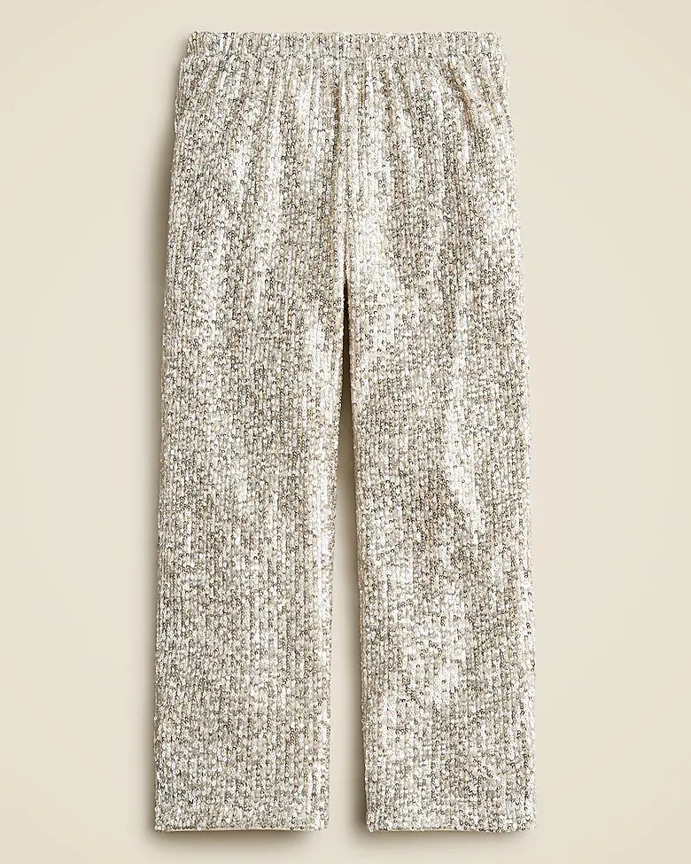 Girls' pull-on sequin pant | J. Crew US