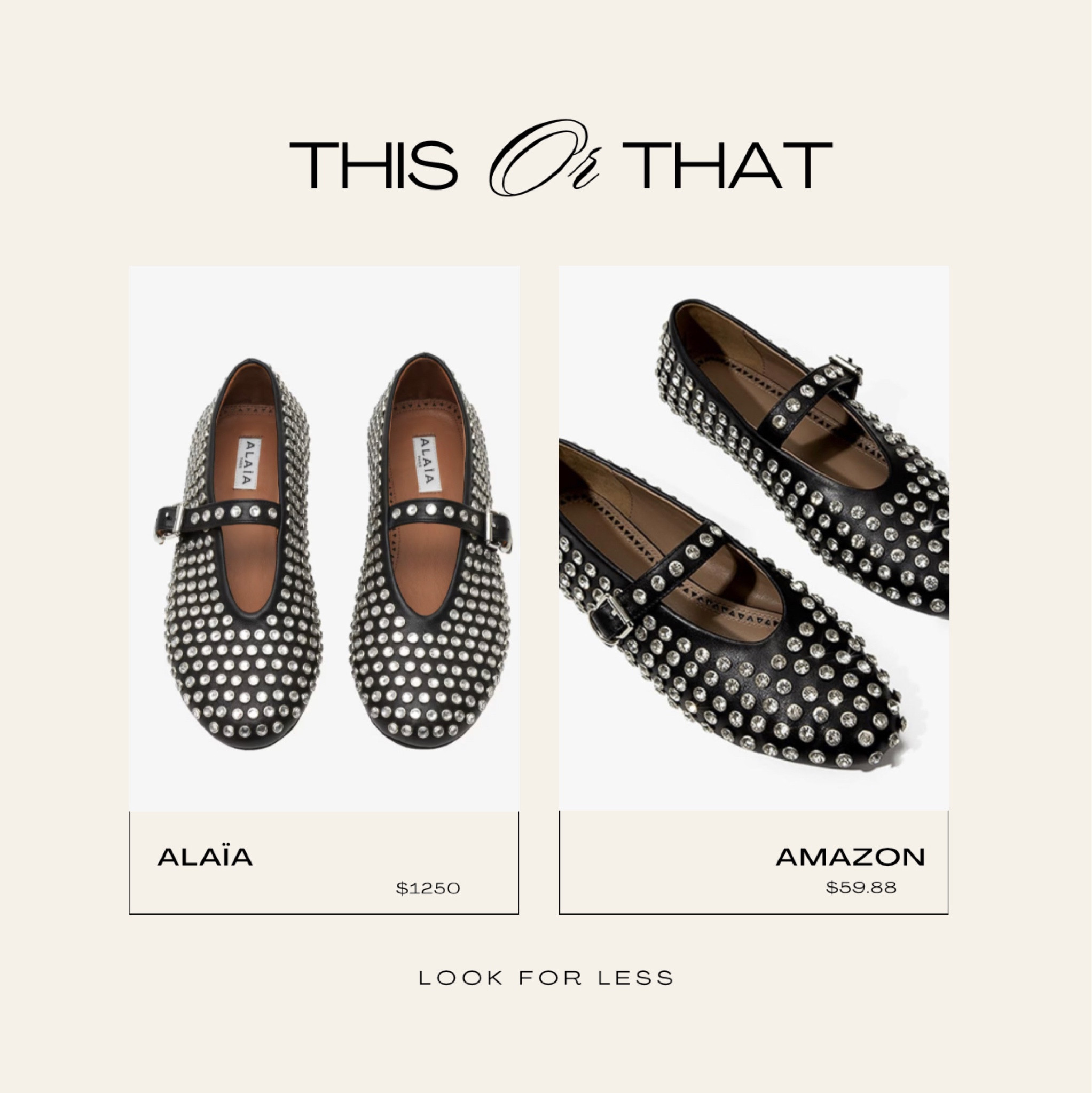 #lookforless #dupe 
Rhinestone Mary Jane flats 
#trending 

#LTKstyletip #LTKshoecrush #LTKSeasonal