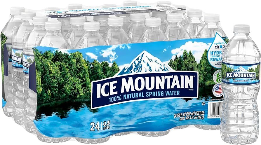 Amazon.com: Ice Mountain Brand Natural Spring Water,16.9 Fl Oz (24 Pack) : Grocery & Gourmet Food | Amazon (US)