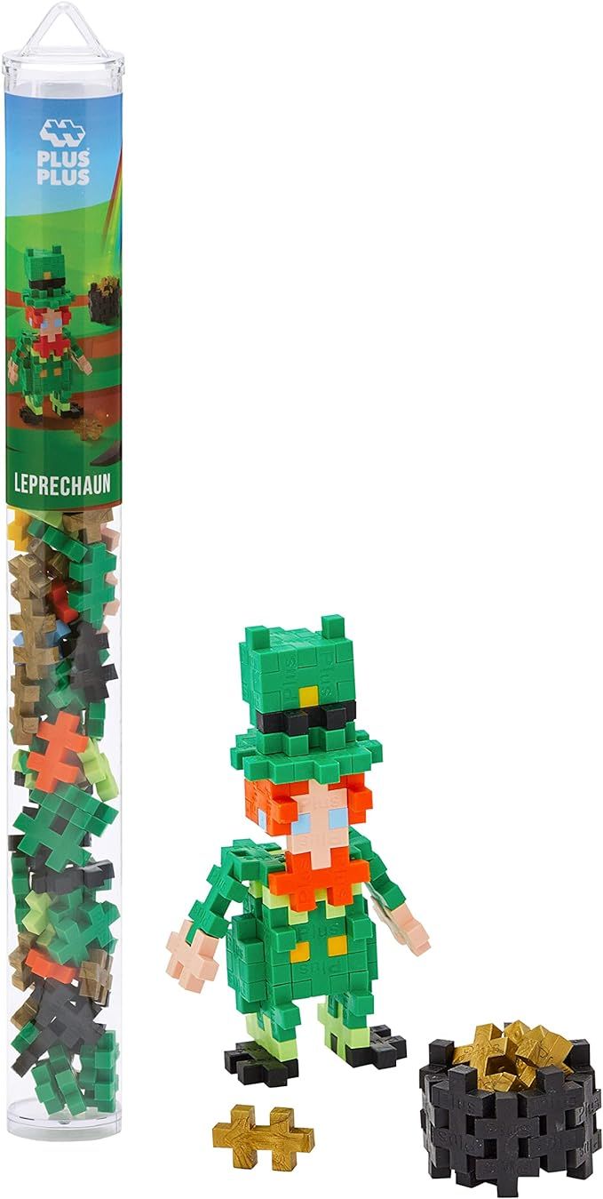 PLUS PLUS - Leprechaun - 70 Piece Tube, Construction Building Stem/Steam Toy, Interlocking Mini P... | Amazon (US)