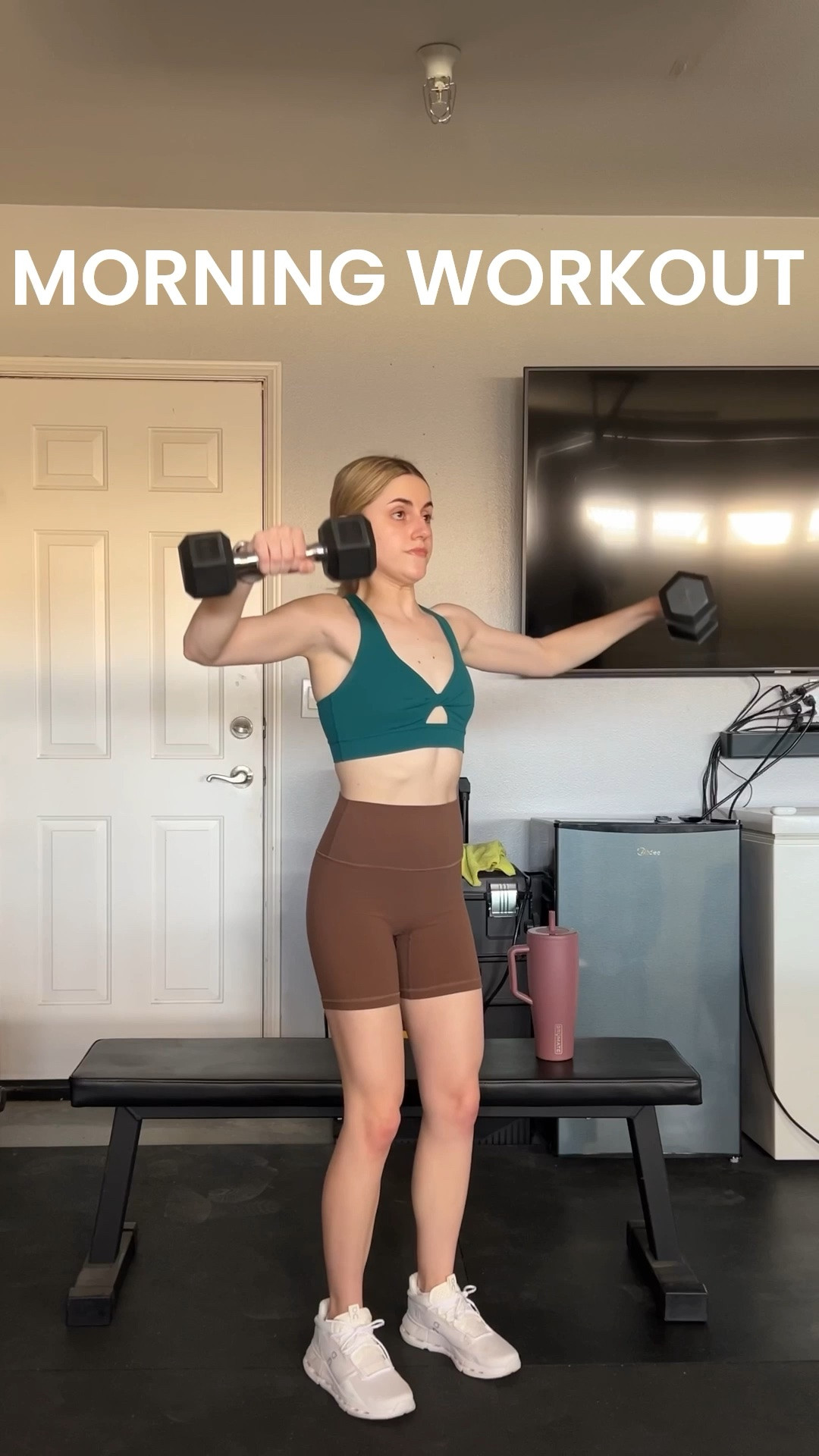 today’s workout outfit! 🤎
sports bra - size small (mine is sold out so i linked a similar one!)
shorts - size small (code REESE15)
shoes - size 7

#LTKootd #LTKfitnessgoals #LTKActive