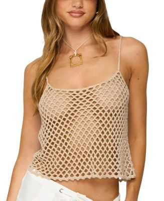 Florenza Open Crochet Tank Top | Bloomingdale's (US)