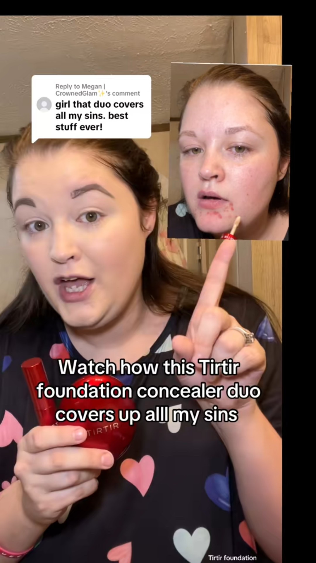 The coverage on the Tirtir foundation and concealer duo is magic!! 

#makeup #goodcoveragefoundation #foundation #tirtircushionfoundation 

#LTKBeauty