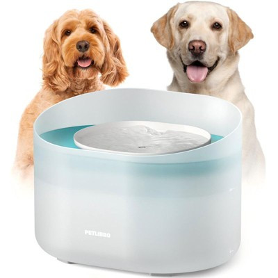 PETLIBRO Capsule 2.1Gal/8L Water Fountain, 5-Layer Filtration, Quiet Anti-Splash Dispenser for Dogs, Cats & Multi-Pet Homes, White/Blue | Target