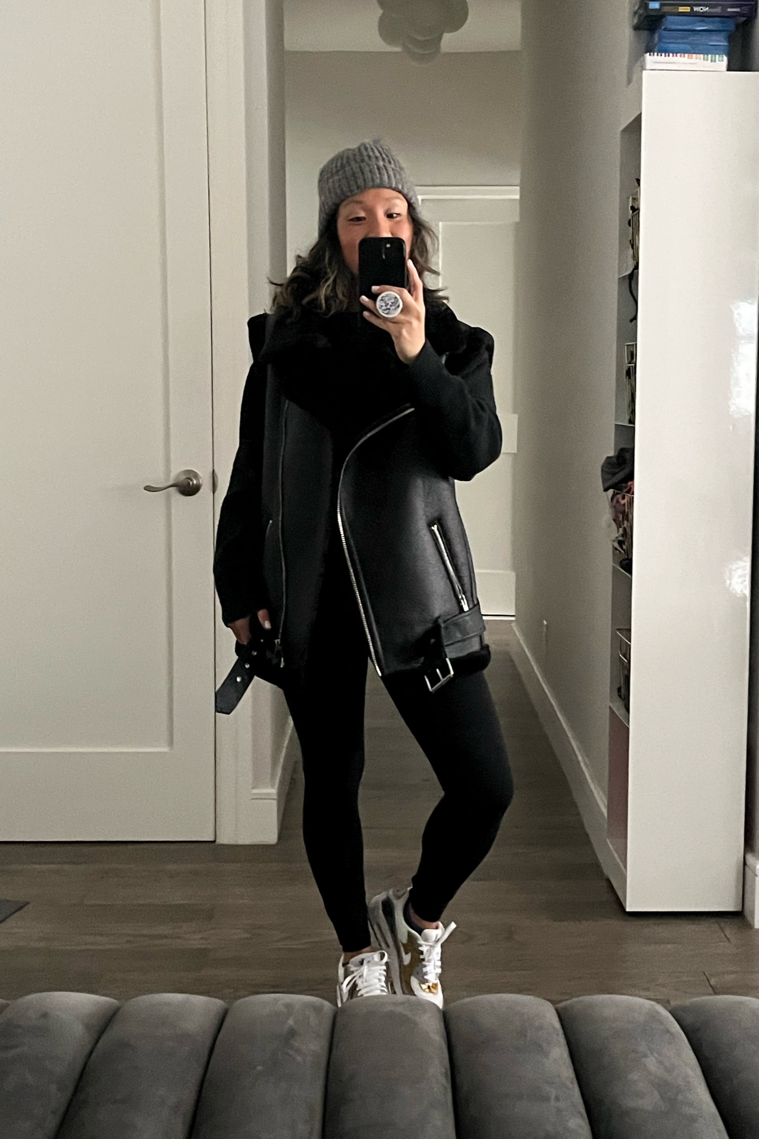 Running errands. Cold weather gear. Winter outfit. Leggings.

#LTKunder100 #LTKtravel #LTKshoecrush