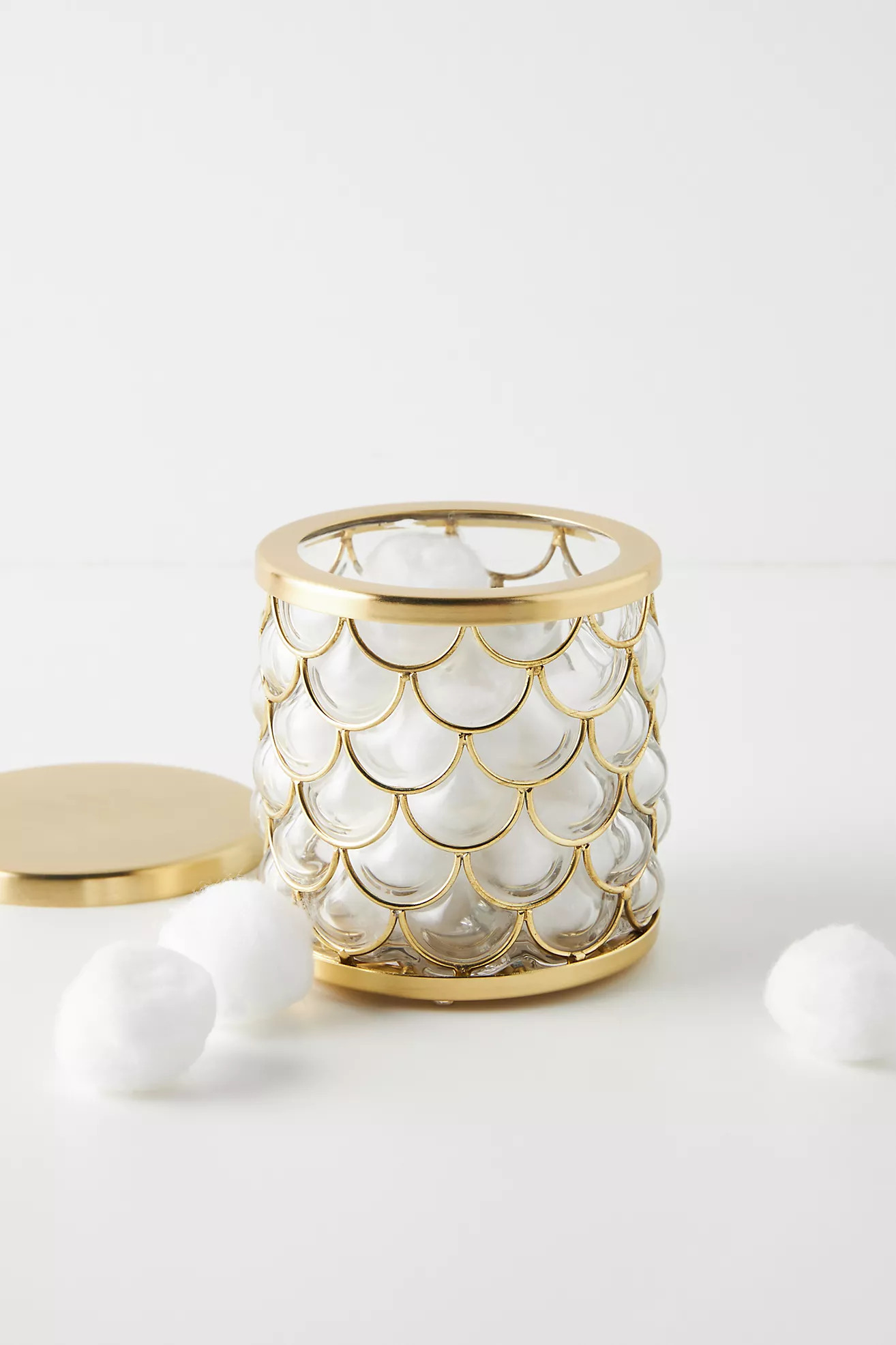 Gillian Scalloped Canister | Anthropologie (US)