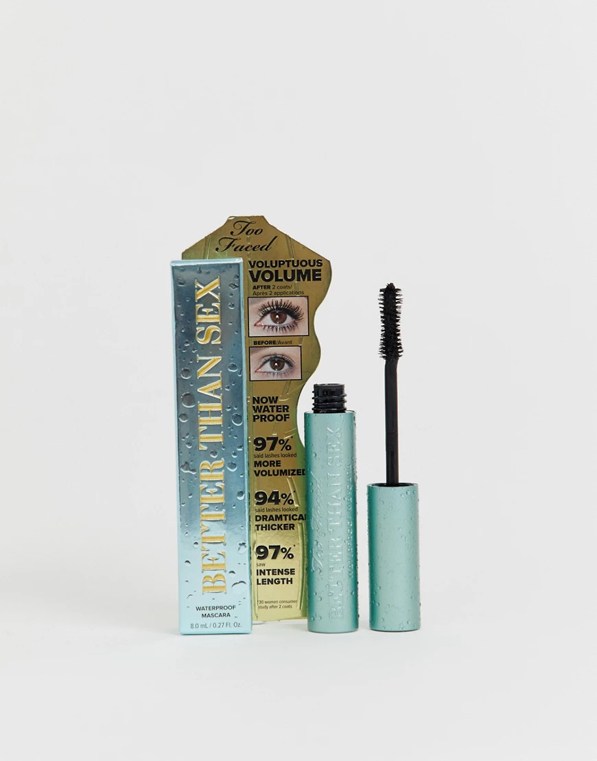 Too Faced Better Than Sex Waterproof Mascara-Black | ASOS (Global)